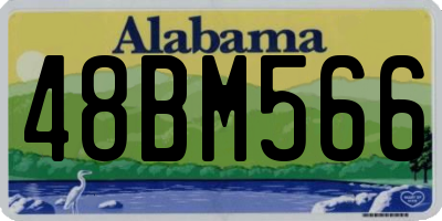 AL license plate 48BM566