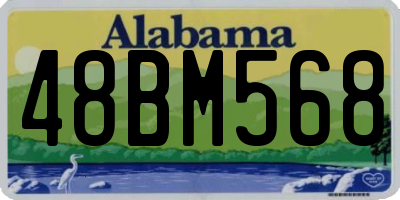 AL license plate 48BM568