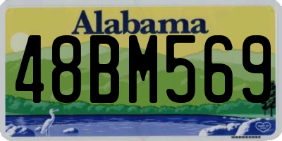 AL license plate 48BM569