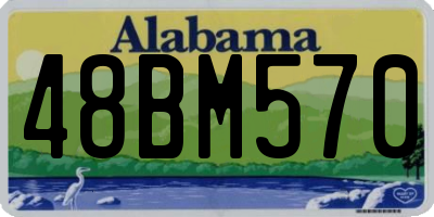 AL license plate 48BM570