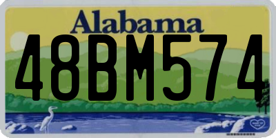AL license plate 48BM574