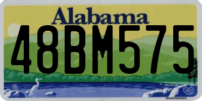 AL license plate 48BM575