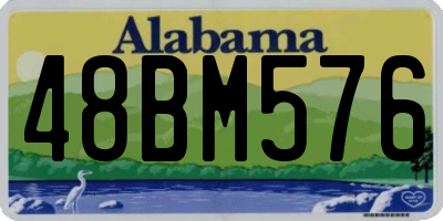 AL license plate 48BM576