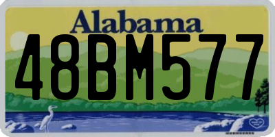 AL license plate 48BM577