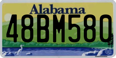 AL license plate 48BM580