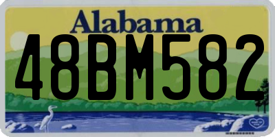 AL license plate 48BM582