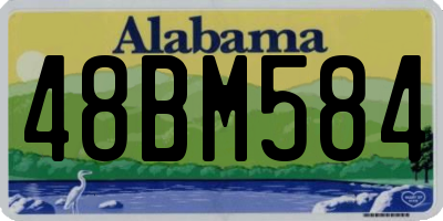 AL license plate 48BM584