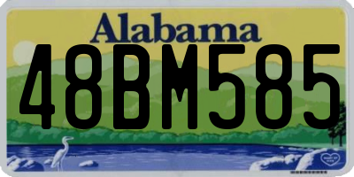 AL license plate 48BM585