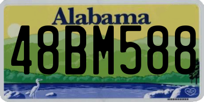 AL license plate 48BM588