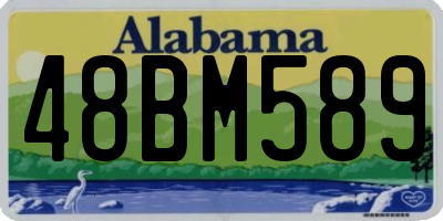 AL license plate 48BM589