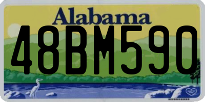 AL license plate 48BM590