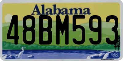 AL license plate 48BM593