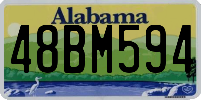 AL license plate 48BM594