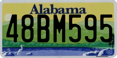 AL license plate 48BM595