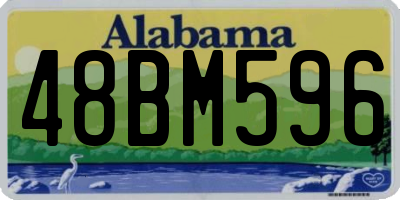 AL license plate 48BM596