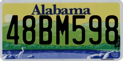 AL license plate 48BM598
