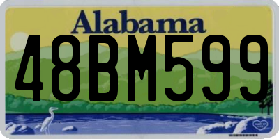 AL license plate 48BM599