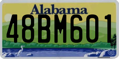 AL license plate 48BM601