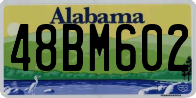 AL license plate 48BM602