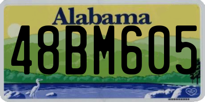 AL license plate 48BM605
