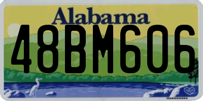 AL license plate 48BM606
