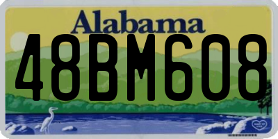 AL license plate 48BM608