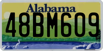 AL license plate 48BM609