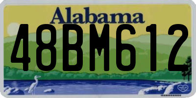 AL license plate 48BM612