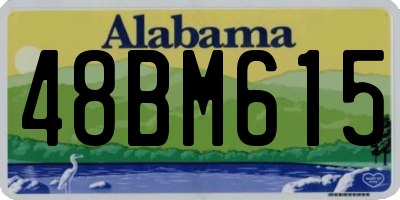 AL license plate 48BM615