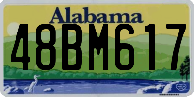 AL license plate 48BM617