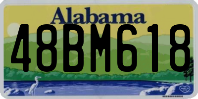 AL license plate 48BM618