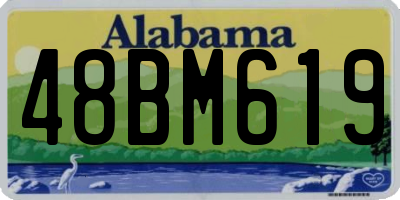 AL license plate 48BM619