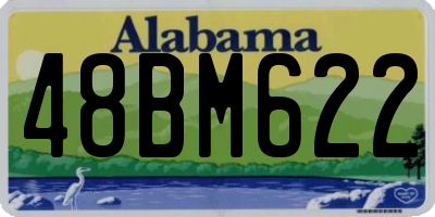 AL license plate 48BM622