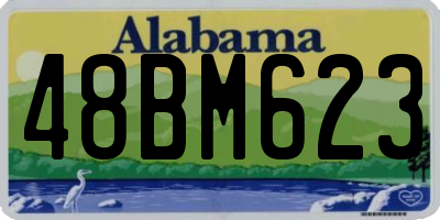 AL license plate 48BM623