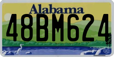 AL license plate 48BM624