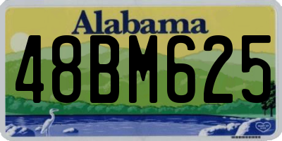 AL license plate 48BM625