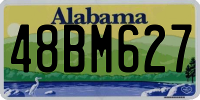 AL license plate 48BM627