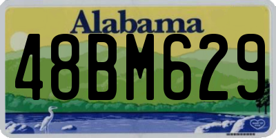 AL license plate 48BM629