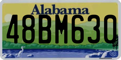 AL license plate 48BM630