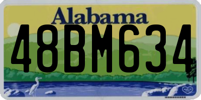 AL license plate 48BM634