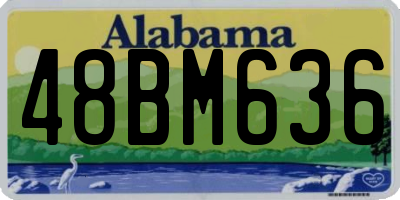 AL license plate 48BM636