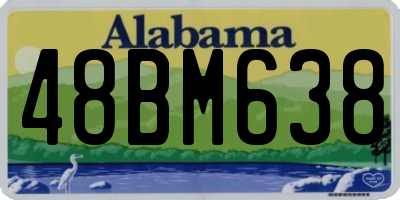 AL license plate 48BM638