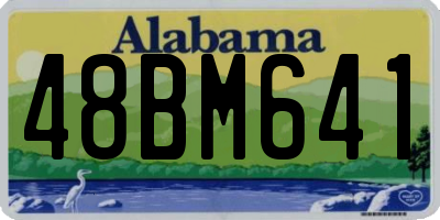 AL license plate 48BM641