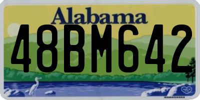 AL license plate 48BM642