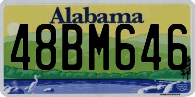 AL license plate 48BM646