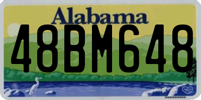 AL license plate 48BM648