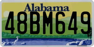 AL license plate 48BM649