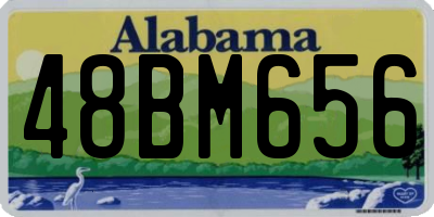 AL license plate 48BM656