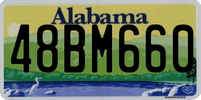AL license plate 48BM660