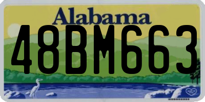 AL license plate 48BM663
